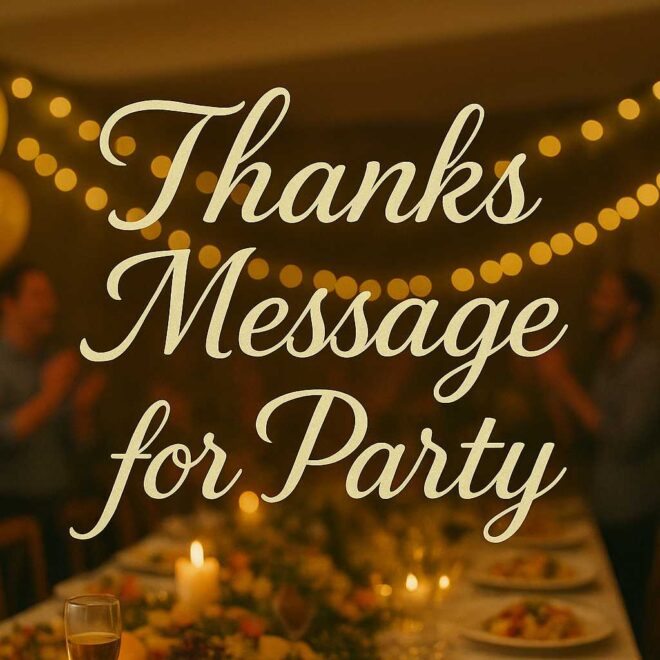 114 Thoughtful Thanks Messages for Party Hosts | Show Gratitude