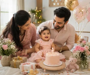 210+ First Birthday Wishes for Baby Girl | Sweet & Heartfelt